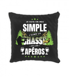 T-shirt J'aime La Chasse et les Apéros | Cadeau Humour de Chasse
