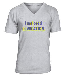 I Majored In Vacation Shirt chad hsm I Majored In Vacation T Shirt