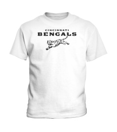 CINCINNATI BENGALS TIGER WHITE T SHIRT STORE