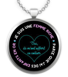 COLLIER JE SUIS UNE FEMME RICHE