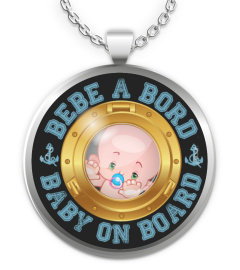 Pendentif Future Maman bébé à Bord