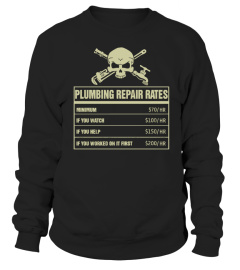 Plumbing repair rates (plumber)