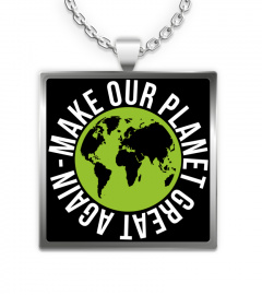 Necklace Emmanuel Macron - Make Our Planet Great Again