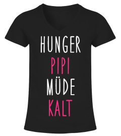 Hunger, Pipi, Müde, Kalt