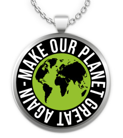 Necklace Emmanuel Macron - Make Our Planet Great Again