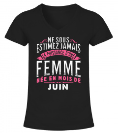 NE SOUS ESTIMEZ JAMAIS FEMME - JUIN