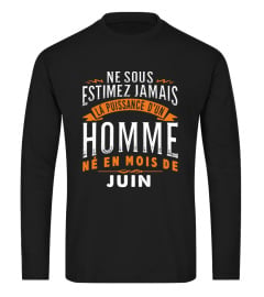 NE SOUS ESTIMEZ JAMAIS HOMME - JUIN