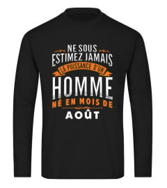 NE SOUS ESTIMEZ JAMAIS HOMME - AOUT