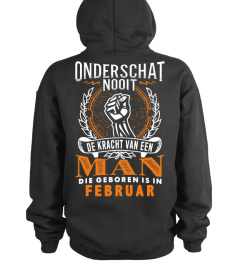 MAN - DIE GEBOREN IS IN FEBRUAR