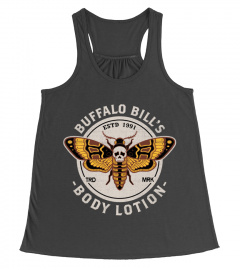 Buffalo Bill's Body Lotion - Death s Head Moth - Horror - Distressed Vintage Design