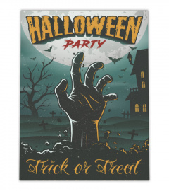 Halloween Zombie Party - Canvas