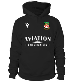 Wrexham Fc Football Club Aviation Gin Gede Black Hoodie