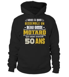 Tee shirt Motard Homme 50 ans | Cadeau Anniversaire Humour