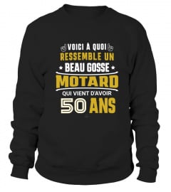 Tee shirt Motard Homme 50 ans | Cadeau Anniversaire Humour