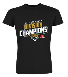 Pro Line By Fanatics Branded Black Jacksonville Jaguars 2017 Afc South Division Champions Nfl T-Shirt