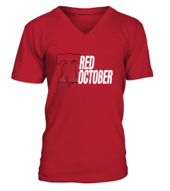 Philadelphia Phillies Bell Red October Logo T Shirt