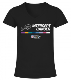 Official Intercept Cancer Buffalo Bills NFL Crucial Catch Therma Performance Tee