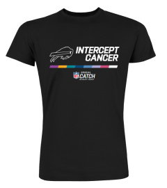 Official Intercept Cancer Buffalo Bills NFL Crucial Catch Therma Performance Tee