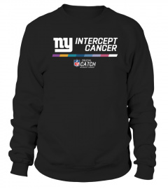 New York Giants 2022 NFL Crucial Catch Intercept Cancer T Shirt