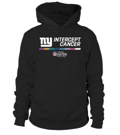 New York Giants 2022 NFL Crucial Catch Intercept Cancer T Shirt