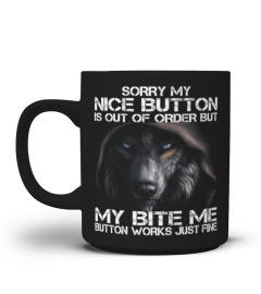 Sorry My Nice Button Wolf