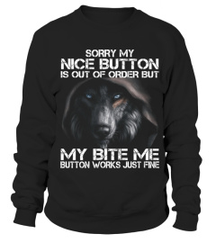 Sorry My Nice Button Wolf