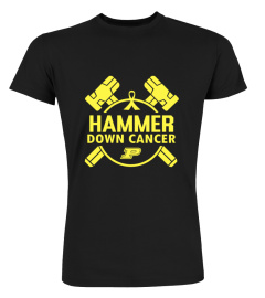 Purdue Boilermakers Champion Hammer Down Cancer T-Shirt