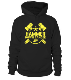 T-Shirt Purdue Boilermakers Champion Hammer Down Cancer