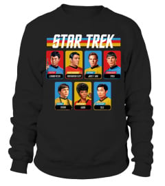 Star Trek Original Series Retro Full Color Crew Portrait Panels