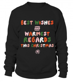 best wishes christmas sweatshirt