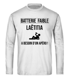 Batterie faible Laëtitia a besoin d'un apéro ! - Edition Limitée