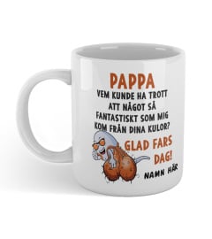 Fars Dag Present Mugg Till Pappa