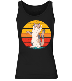 Vintage Retro Sunset For Cat