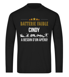 Batterie faible Cindy a besoin d'un apéro! - Edition Limitée