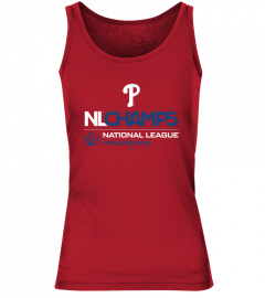 Philadelphia Phillies Red 2022 National League Champions T-Shirt