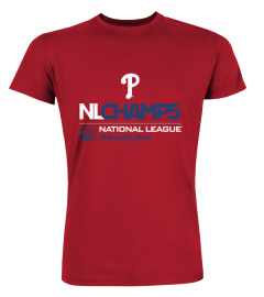 Philadelphia Phillies Red 2022 National League Champions T-Shirt