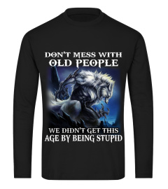 Don't Mess With Old People Wolf