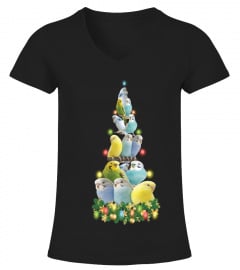 CHRISTMAS TEES FOR BUDGIE LOVER