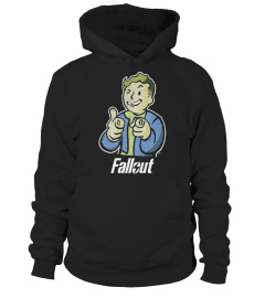 Fallout Vault Boy Mens Black Shirt