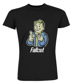 Fallout Vault Boy Mens Black Shirt