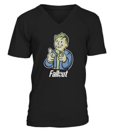 Fallout Vault Boy Mens Black T Shirt