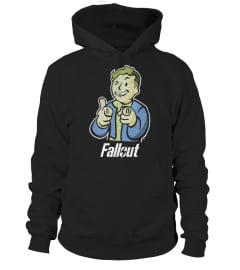 Fallout Vault Boy Mens Black T Shirt