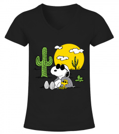 Peanuts - Summer - Snoopy &amp; Woodstock Desert Premium T-Shirt