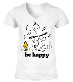 Peanuts - Snoopy and Woodstock s Be Happy Dance T-Shirt