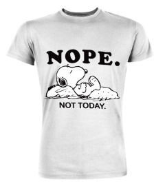 Peanuts Men s Snoopy Nope. Not Today. T-Shirt