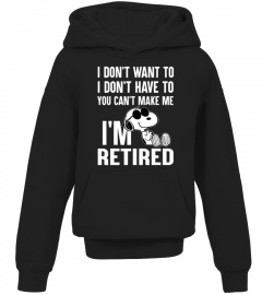 Snoopy I'm retired