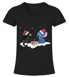 Toothless And Stitch Christmas Shirt