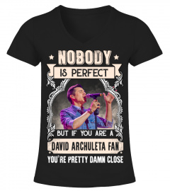 NOBODY IS PERFECT BUT IF YOU ARE A DAVID ARCHULETA FAN YOU'RE PRETTY DAMN CLOSE