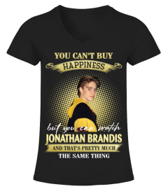 YOU CAN'T BUY HAPPINESS BUT YOU CAN WATCH JONATHAN BRANDIS AND THAT'S PRETTY MUCH THE SAM THING