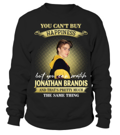 YOU CAN'T BUY HAPPINESS BUT YOU CAN WATCH JONATHAN BRANDIS AND THAT'S PRETTY MUCH THE SAM THING